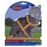 Поводок и шлейка для кошек Trixie нейлон